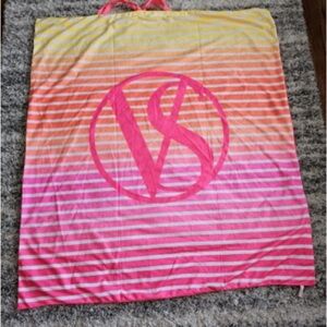 Victoria's Secret Gradient Striped Towel/Blanket